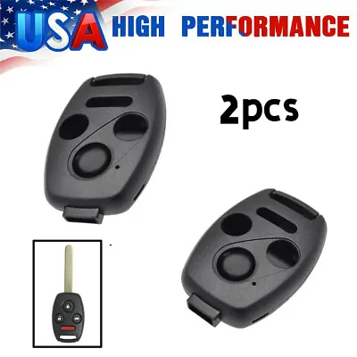 2x Key Case Shell Cover Remote Fob FITS Honda Civic Accord CR-V Pilot Insight 06 • $4.99