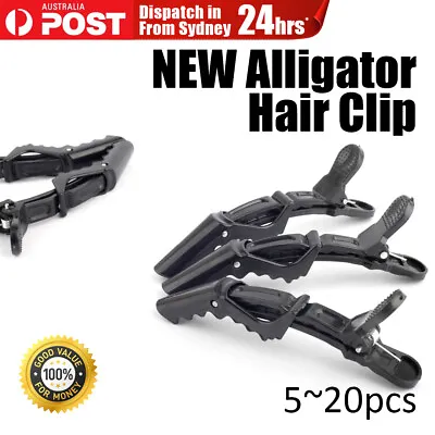 5-20pk New Hair Clip Alligator Plastic Sectioning Styling Hairpins Hairdressing  • $17.11