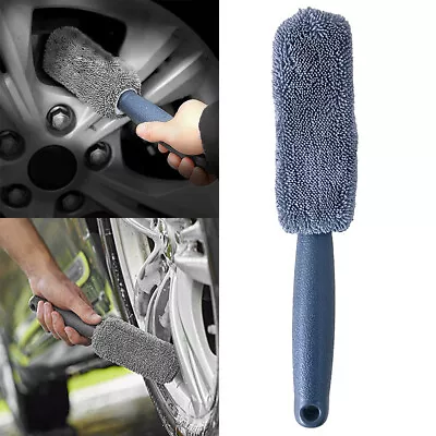 Car Wheel Cleaner Tire Tyre Vehicle Rim Brush Cleaning Brushes Wash Auto • $6.99