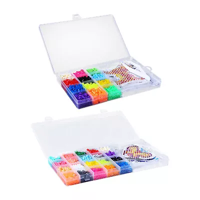 Creative Perler Beads Hama Beads Arts Crafts Set DIY Ornaments 3D Puzzles With • $27.32