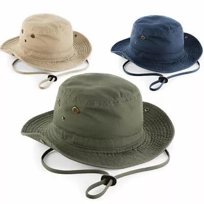 £13.95 • Buy Mens Ladies Outback Hat Safari Aussie Sun Protection UPF50+ Brim Holiday Bush