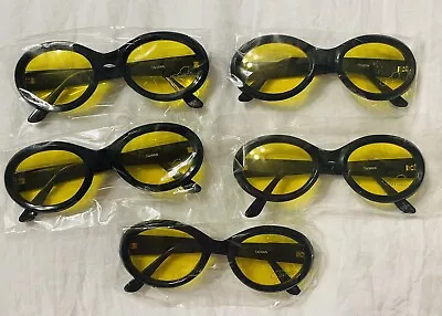 NOS Lot Of 5 VINTAGE Sunglasses Eyewear Frames 80s Retro Unisex Rad Old Stock • $34.99