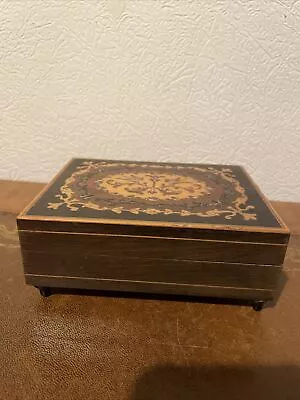 £19 • Buy Vintage Wooden Musical Jewellery Box