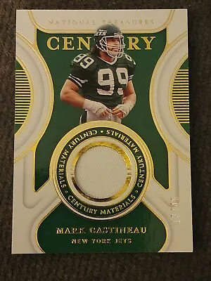 2021 Panini National Treasures Century Materials Gold /49 Mark Gastineau #CM-MG • $5.25