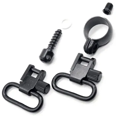 One Piece Rifle Barrel Fitting QD Sling Base Stud Set + Free Swivels 16.4-16.7mm • £16.80