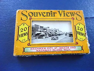 1920's Souvenir 20 View Pack Mackinac Island Mackinaw City St Ignace Mi • $24.99