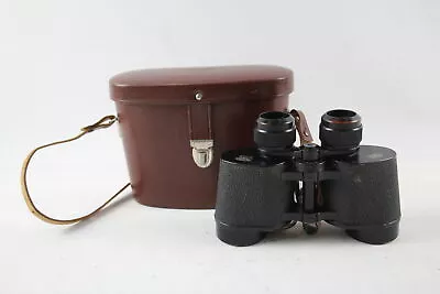 Carl Zeiss Jena Binoculars Septarem 7x40w W/ Original Case WORKING • £87