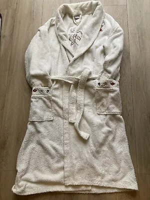 Ladies Disney Store Winnie The Pooh White Dressing Gown Size Small • £11.99