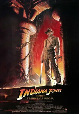 $18.95 • Buy INDIANA JONES MOVIE POSTER Harrison Ford * LARGE A3 SIZE QUALITY CANVAS PRINT