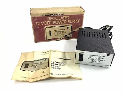 Vintage Micronta Regulated 12 Volt Power Supply #22-124 13.8VDC-2.5A Mint • $29.97