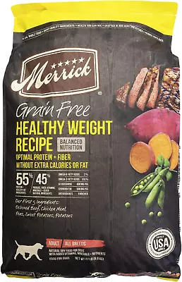 Merrick Premium Grain Free Dry Dog Food Weight Management Dog Food Wholesome An • $113.93