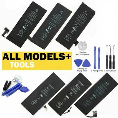 Replacement Internal Battery Cell For IPhone 5C 5S 6 6S 7 8 Plus X XS XR 11+Tool • $9.69