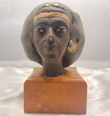 RARE Ancient Egyptian Pharaonic Head Statue Of Queen Tiye- Wife Of Amenhotep III • $79.72