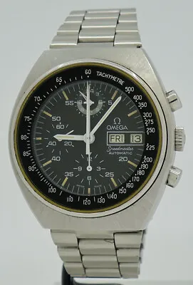 Omega Ref 176.0012 Steel Automatic Speedmaster Mark 4.5 Day- Date Chronograph • $5600