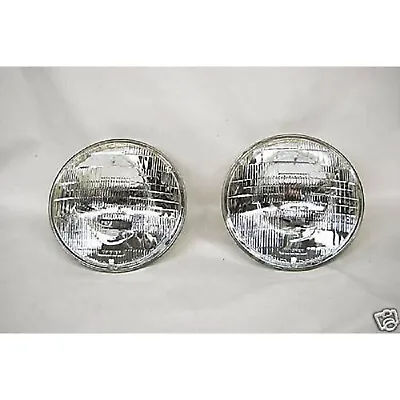 7  Halogen 6-Volt Sealed Beam Glass Headlight Head Light Lamp Bulbs Pair 6V • $31.95