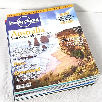 Lonely Planet Magazine 2010. 8 X Issues. • £14.99