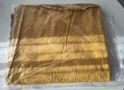 Vintage Bates 100% Cotton Twin Bedspread Golden 92  X 116  • $29.97