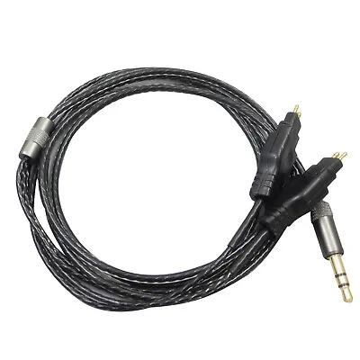Black Repair Auto Earphone Cable For Sennheiser HD414 HD430 HD650 HD600 HD580 C • $12.53