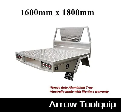 $3600 • Buy 1600 X 1800 Heavy Duty Aluminium Dual Cab Ute Tray Canopy Toolbox Ute Tray
