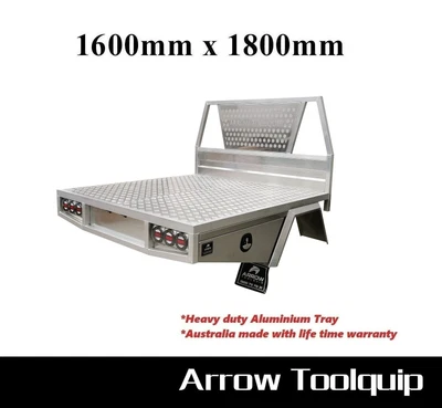 $3600 • Buy 1600 X 1800 Heavy Duty Aluminium Dual Cab Ute Tray Canopy Toolbox Ute Tray