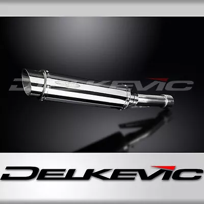 Honda GB500TT GB400TT Delkevic 14  Stainless Round Muffler Exhaust Slip On 85-90 • $289.99