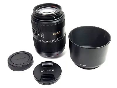Panasonic Lumix G Vario 45-200mm F/4.0-5.6 Mega O.I.S Lens #3325 BOXED • £159.95