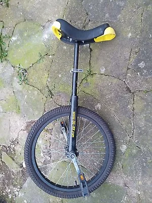 QU-AX 20.  Unicycle - Stunt - Circus - Fun. FREESTYLE STUNNING UNICYCLE RARE Blk • £39.99