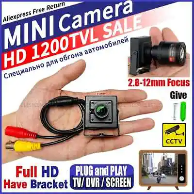 HD Metal Mini Camera Security Surveillance Video Monitoring Security Vidicon New • $21.64