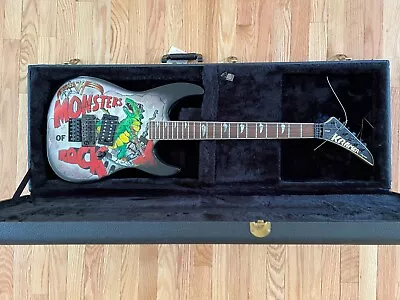 1988 Monsters Of Rock Rare Guitar Autographed By Van Halen COA • $13000