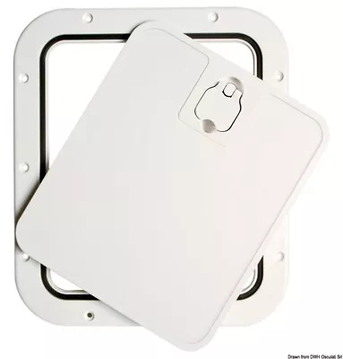 £23.50 • Buy Osculati Boat / Caravan Access / Inspection Removable Hatch 305mm X 355mm White