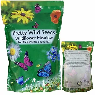 Wild Flower Seed Mat  CARPET SEEDS Wild Scented Bee Natural Meadow NO GRASS 5m • £19.99