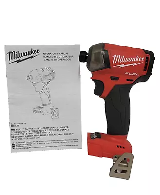 Milwaukee 2760-20 M18 FUEL  Surge 1/4  18V Hex Hydraulic Driver. NEW OPEN BOX. • $99.99