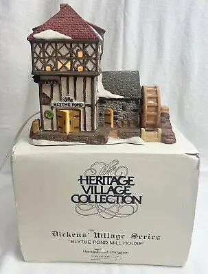 Department 56 Blythe Pond Mill House 6508-0 Heritage Dickens Village 1986 BOX • $24.99