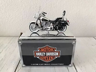 1993 Harley Davidson - FLSTN Heritage Softail Nostalgia - 1:18 Scale - Die Cast • $20.49