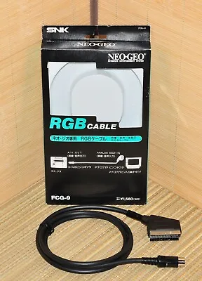 Neo Geo Official Rgb Cable Fcg-9 Neogeo Snk • $88