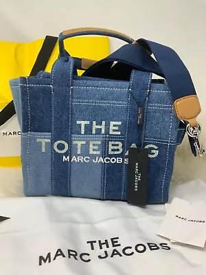 Marc Jacobs Mini Tote Crossbody/ Canvas Blue Denim • £210