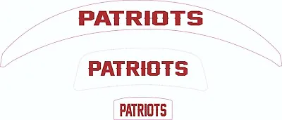 New England Patriots Full Size Bumpers Football Helmets • $6