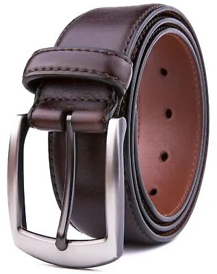 Mens Belt Genuine Leather Belt For Men's Dress Jeans Golf Belt1.5  Width • $15.99