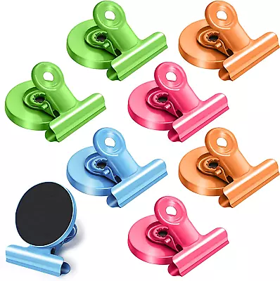 8Pack Refrigerator Magnets Magnetic Clips Fridge Magnets-Scratch Free Heavy Duty • $11.76