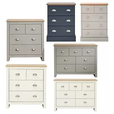 £94.99 • Buy Chest Of Drawers Cabinet Bedside Table Merchant Chest Storage Bedroom Furniture