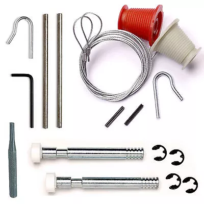 HENDERSON C-Clip Rollers & Cables Cones Full Repair Kit GARAGE DOOR • £8.90