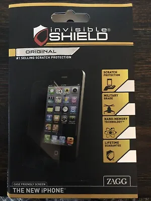 ZAGG InvisibleShield Premium Clear Screen Protector Apple IPhone 5 / 5s / 5c • $12