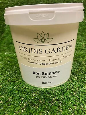 1KG Iron Sulphate Lawn Tonic/Moss Killer Great Value. Free Measuring Scoop • £8.79