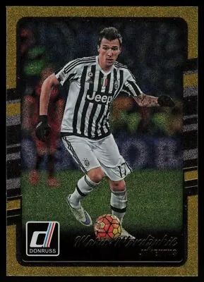 2016-17 Donruss #113 Mario Mandzukic Gold Juventus • $2.50