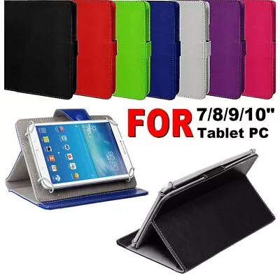 Flip Stand Case Cover Protective Shell For Samsung Huawei Android Tablet • $17.70