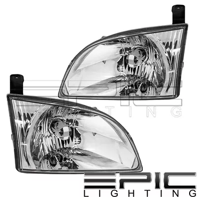 Halogen Headlights For 2001-2003 TOYOTA SIENNA - Left Right Side Pair • $67.61