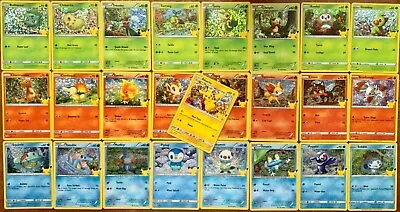 Pokemon Mcdonalds 25th Anniversary Complete Holo & Non Holo Master Set  • $149.95