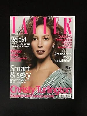 Tatler (UK) Fashion Magazine Jan 2007 Christy Turlington Donatella Versace • $29.18