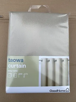 B&Q Taowa 183cm  X 167w Cm Plain Top Eyelet Door Curtain Panel Winter Warm Door✅ • £9.99