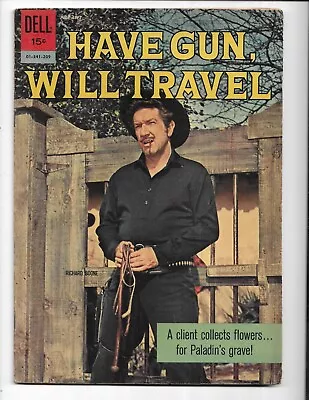 Have Gun Will Travel 14 - F 6.0 - Paladin - Richard Boone Photo Cover (1962) • $28